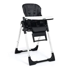 INFANS 4 in 1 High Chair–Booster Seat, Convertible Highchair w/Adjustable