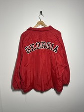Vintage 70s Russell UGA University Of Georgia Gold Tag Coaches Jacket XL Button