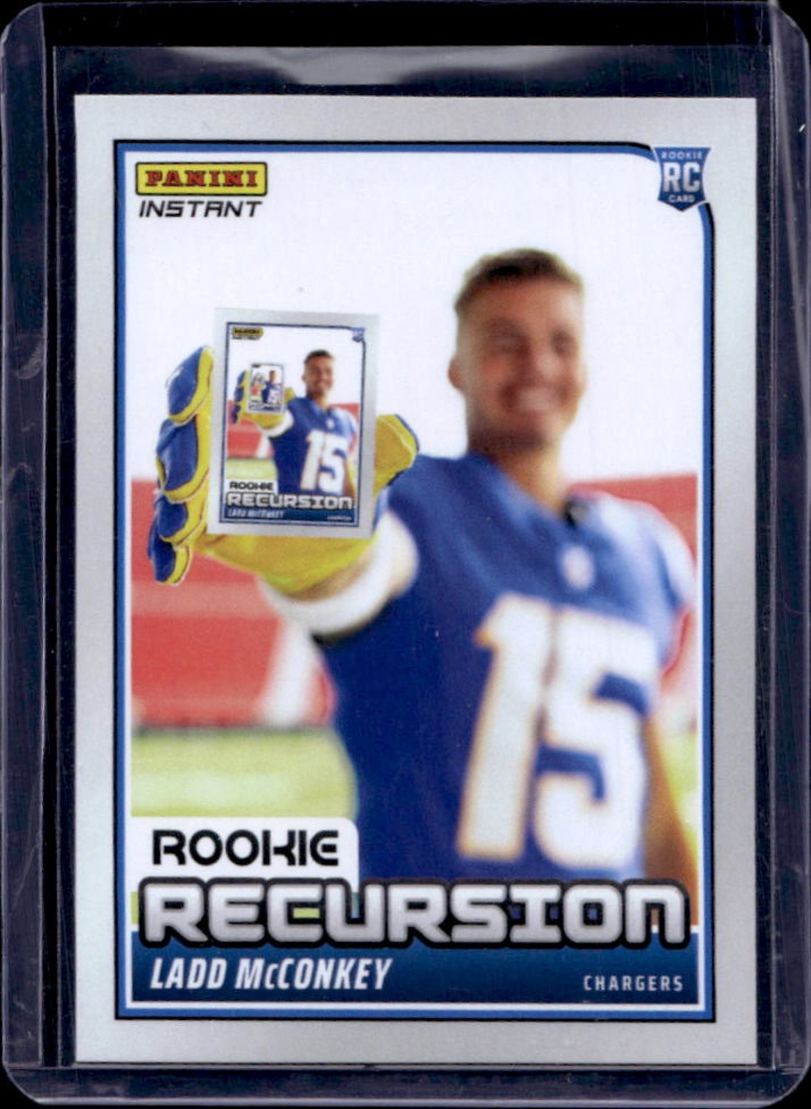 Ladd McConkey Panini Instant NFL Rookie Recursion #RREC23 Base