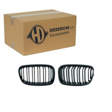 DIEDERICHS SPORT KÜHLERGRILL NIEREN SCHWARZ MATT passend für BMW 1er F20 F21