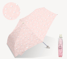 miffy Folding Umbrella Face Handle Osanpo Walk Pink 55cm Adult Japan New