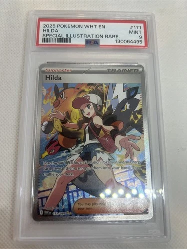 2025 Hilda 171/086 SV:EN WHITE FLARE  Special Illustration Rare Holo MINT PSA 9