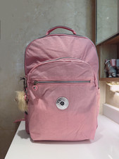 Kipling Seoul Extra Grande 17" Mochila para Laptop Bolsillos con Cremallera en Rosa Novia 47cm H