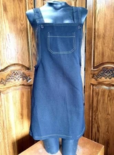 Vintage Women's Jumper Skirt Dress by P&S M Black 1990s