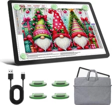Rechargeable A3 Diamond Art Light Board with Carry Bag 5600 Lux Tracing Light