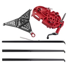 Portable Chain Vise Stand 1/8"-6" Pipe Tripod Carbon Steel 600kg Tool