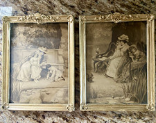 Ornate Gold Tone Metal Picture Frames 5x7 Set...