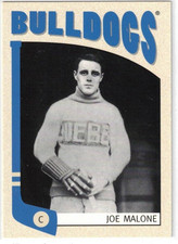 2004-05 In The Game ITG Canadian Franchises Quebec Bulldogs Joe Malone #71
