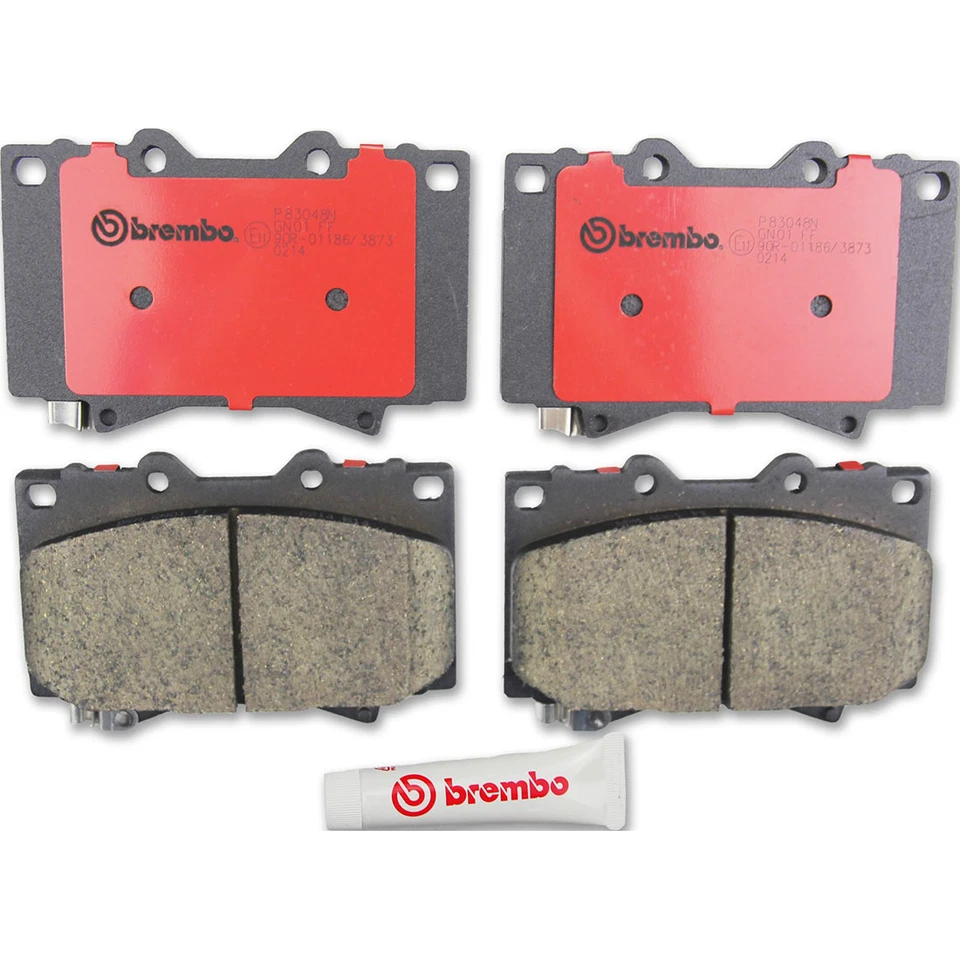 Kit de pastillas de freno delanteras traseras OE Brembo para 1998-2000 2002-2007 Lexus LX470 Foto 4 de 4