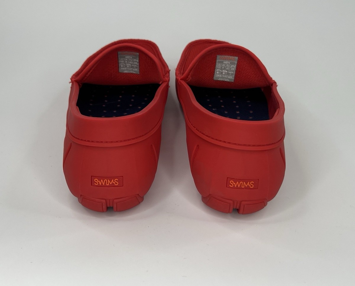 SWIMS Riva Red Loafers Shoes Men display picture 2