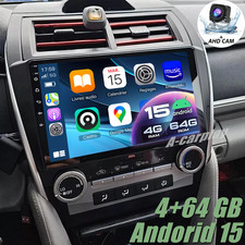 For 2012-2014 Toyota Camry Radio Car Apple Carplay Android GPS Navigation 4 64GB