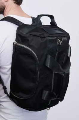 #ad NWOT PORTER amp; BOND MERCER CONVERTIBLE UTILITARIAN BLACK BACKPACK TRAVEL BAG $349.90