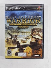 Full Spectrum Warrior: Ten Hammers (PlayStation 2, PS2 2006) FACTORY SEALED!