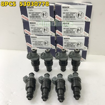 8x Bosch 53030778 Fuel Injectors For 1996-1999 Dodge Ram 1500 5.2L /5.9L V8 5303