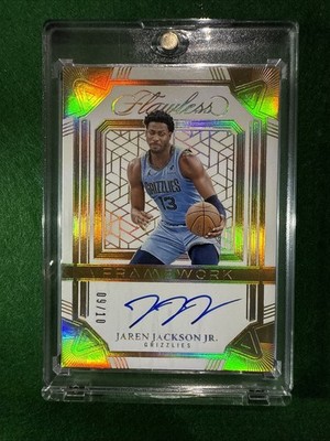 2024-25 Panini Flawless Jaren Jackson Jr Framework Signatures Auto Gold /10 SSP