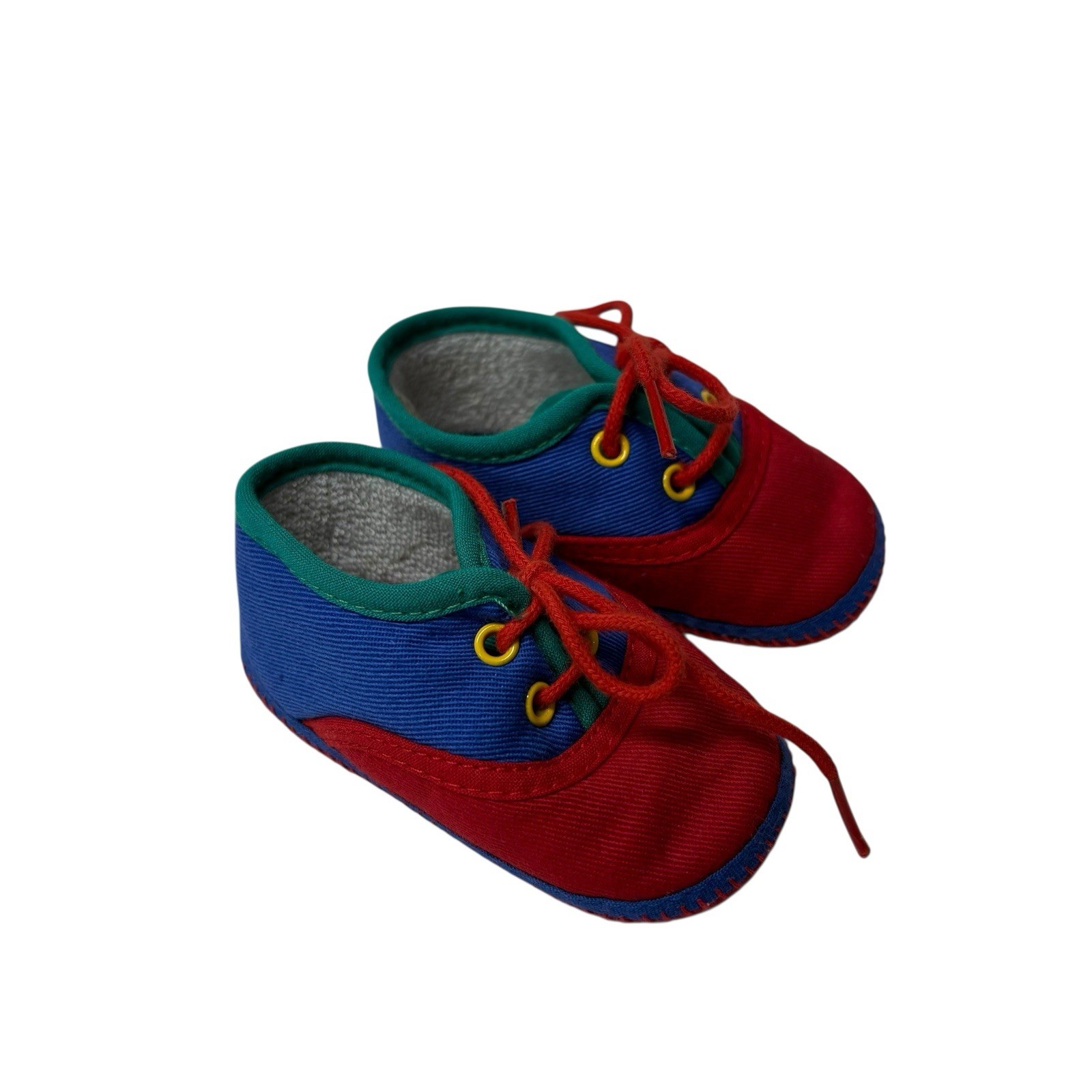 Newborn Crib Vintage 90s Colorblock Sneakers Lace Up