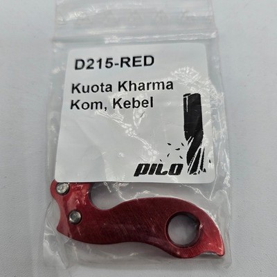 NEW Bicycle Bike Derailleur Hanger Pilo D215 Red Kuota Kharma Kpm Kebel