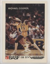 1982-83 BASF Los Angeles Lakers Michael Cooper #21 HOF 0a2