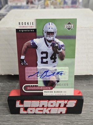 2005 Upper Deck - Rookie Foundations #211 Marion Barber III /375 Dallas Cowboys