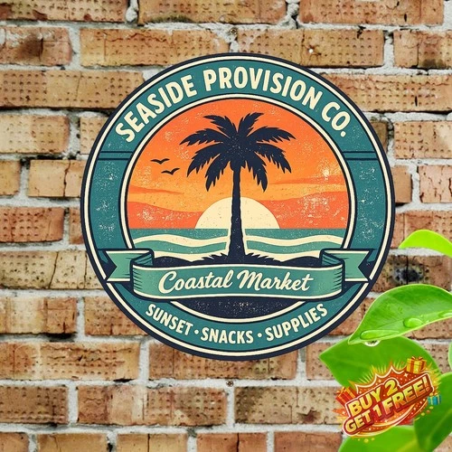 Rustic Iron Publix Vintage Florida Food 8x8 Metal Tin Sign Room Decor