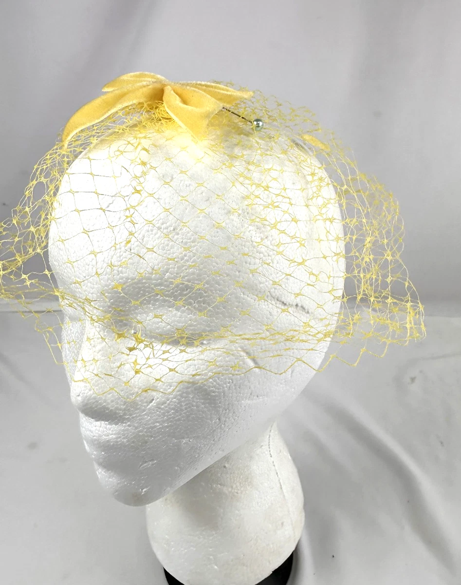 Yellow Velvet Vintage Hats for Women for sale | eBay display picture 1