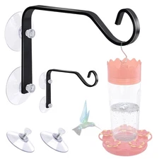 2 Pcs Heavy-Duty Window Suction Cup with Hanger, Window Mounted Wildlife, Hum...