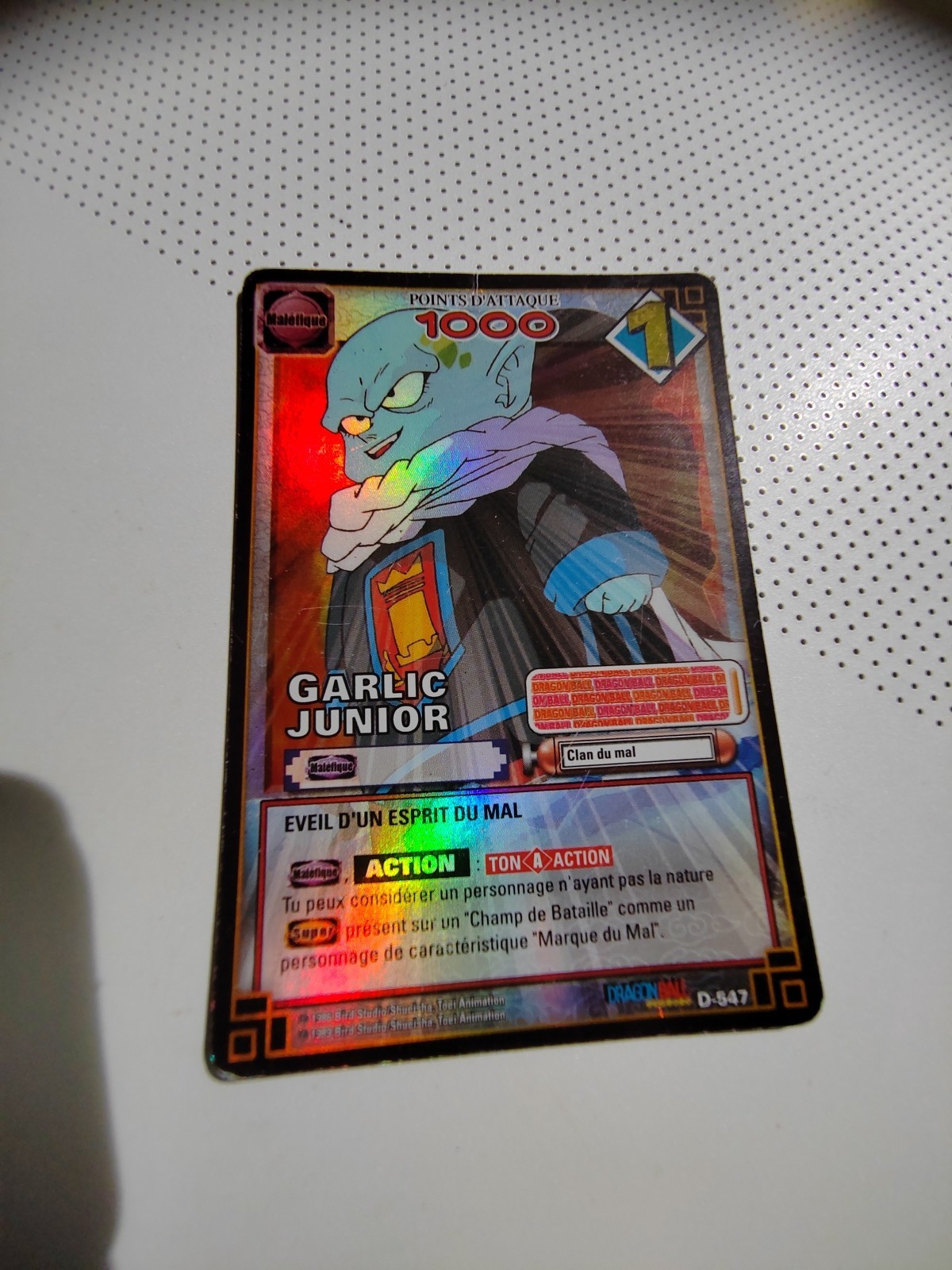 Garlic Junior Brillante Carte Dragon Ball (Jcc) Serie 6 Français D547