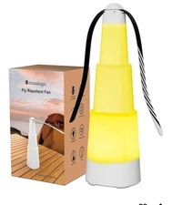   Fly Repellent Fan Picnic Table Device Shoo Bug Away Food Deterrent USA