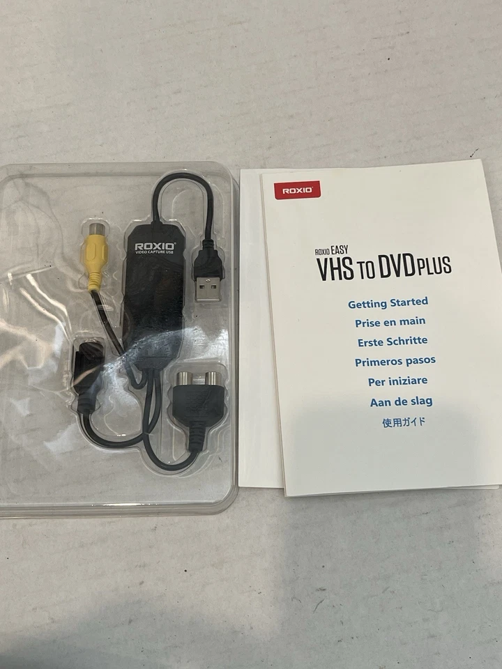 Roxio EASY VHS TO DVD 3 PLUS Converter TRANSFER HOME MOVIES From VHS Hi8 or V8 - Image 3 of 3