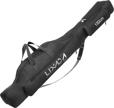 Fishing Rod Case, Portable Folding Fishing Rod Case Fishing Pole Reel Storage Ba