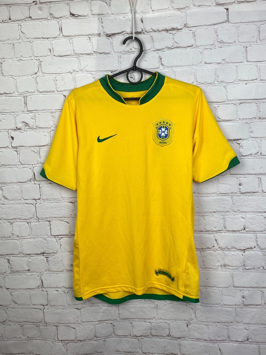 Brazil Home Football Shirt 2006 2007 2008 Nike Jersey Soccer FC