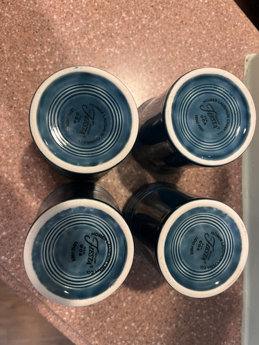 Fiestaware- Juniper tumblers-Set of 4- 6.5oz EUC - Picture 3 of 4