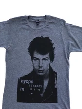 SID VICIOUS MUGSHOT TEE $25 SIZES S-3XL FREE SHIP PUNK ROCK OUTLAW NEW T-SHIRT