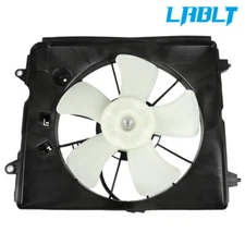 LABLT Left Side Radiator Cooling Fan A/C Condenser Fan For 2010-2016 Honda CR-V