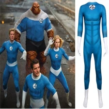 The Fantastic Four: First Steps Bodysuit Adults/Kids Superhero Cosplay Costume