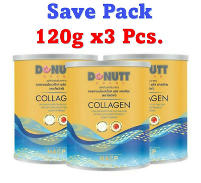 DONUTT Collagen Dipeptide Calcium Plus Radiant Smoot Soften Skin Joint Health x3