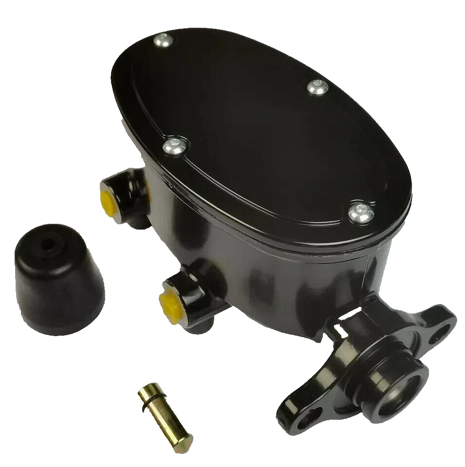 1966-77 Ford Bronco 8" Dual Power Brake Booster Master Cylinder 1 1/8"" tambor de disco - Imagem 4 de 4