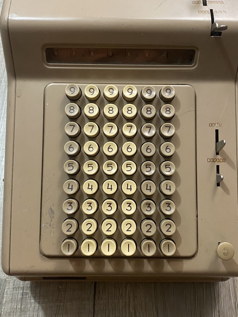 Vintage ncr adding machine 154-2-77x | eBay