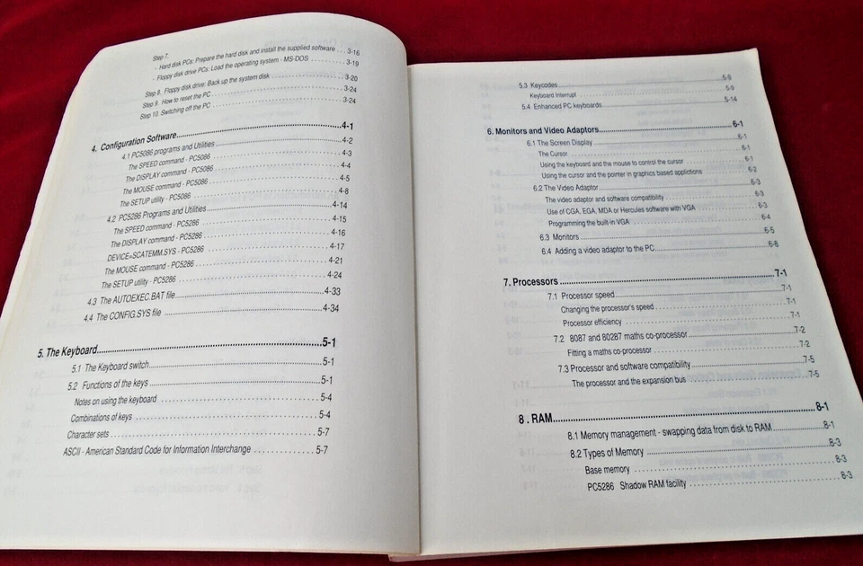 PC5086 and PC5286 User Manual and Guide to MS-DOS - Image 3 of 4