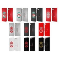 LIVERPOOL FC LFC CREST 2 PU LEATHER BOOK CASE FOR APPLE iPOD TOUCH MP3