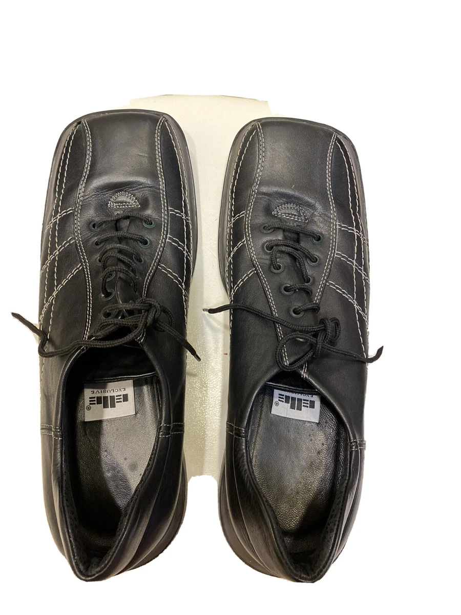 Elle Exclusive Mens Shoe Black Leather