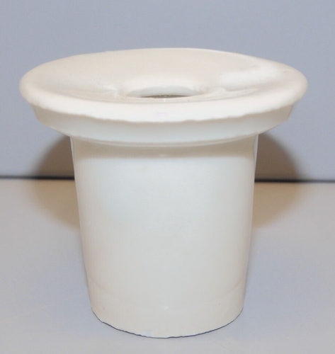 -ANCIEN ENCRIER BUREAU ECOLIER PORCELAINE BLANCHE COLLECTION ECRITURE PLUME  D - Photo 3/12