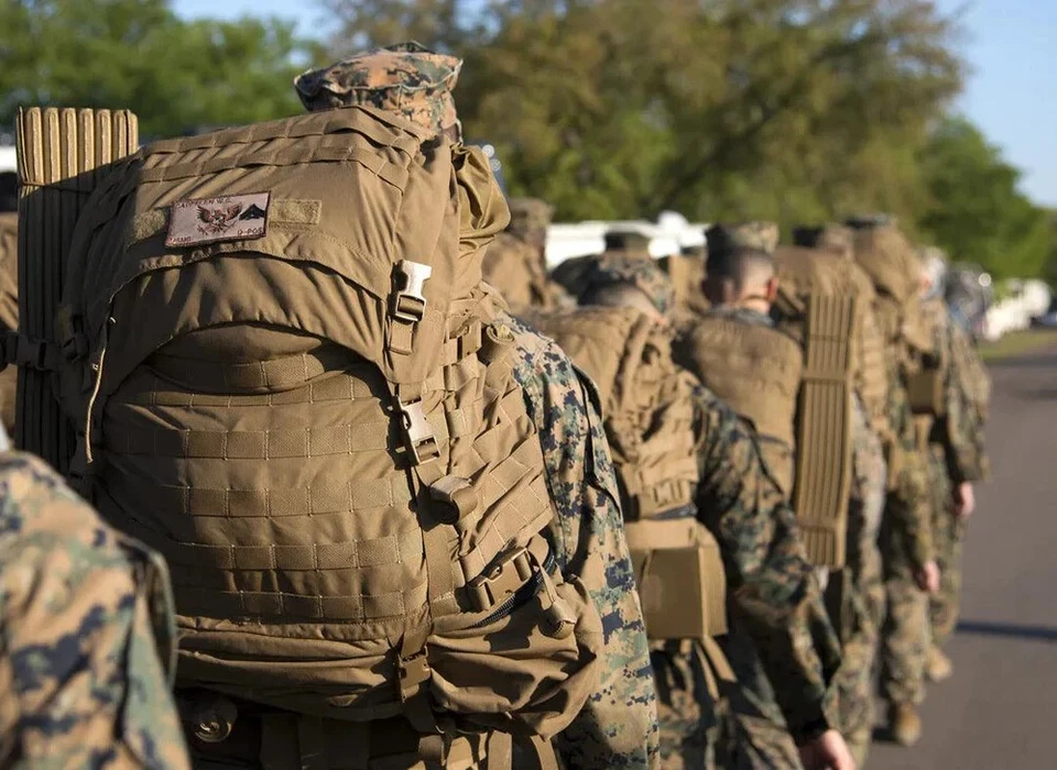 USGI USMC Pack System FILBE Main Bag Rucksack Coyote Brown - Bild 4 von 4