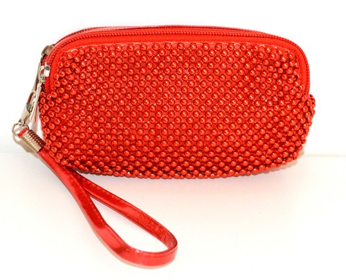 BORSELLO MINI pochette ROSSA donna ragazza borsellino da borsa clutch bag  1150 | eBay