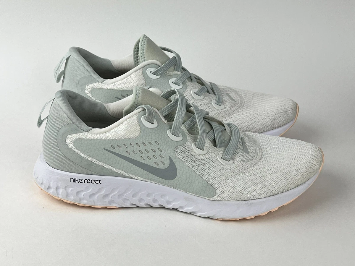 Sinceridad Hasta Compulsión Nike Legend React Summit White Grey Women&#039;s Running Shoe AA1626-101  Size 9.5 | eBay