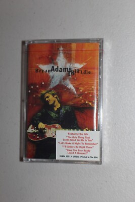 BRYAN ADAMS - 18 TIL I DIE CASSETTE TAPE SEALED AM Records Printed In USA