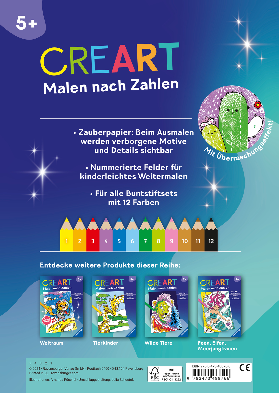 Thumbnail - Amanda Püschel / Ravensburger Creart Malen Nach Zahlen Ab 5: Kawaii