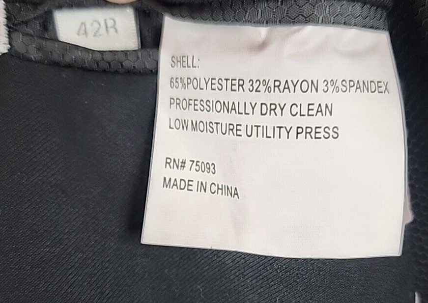 Lineage Mens Solid Black Performance Stretch Fabr… - image 11