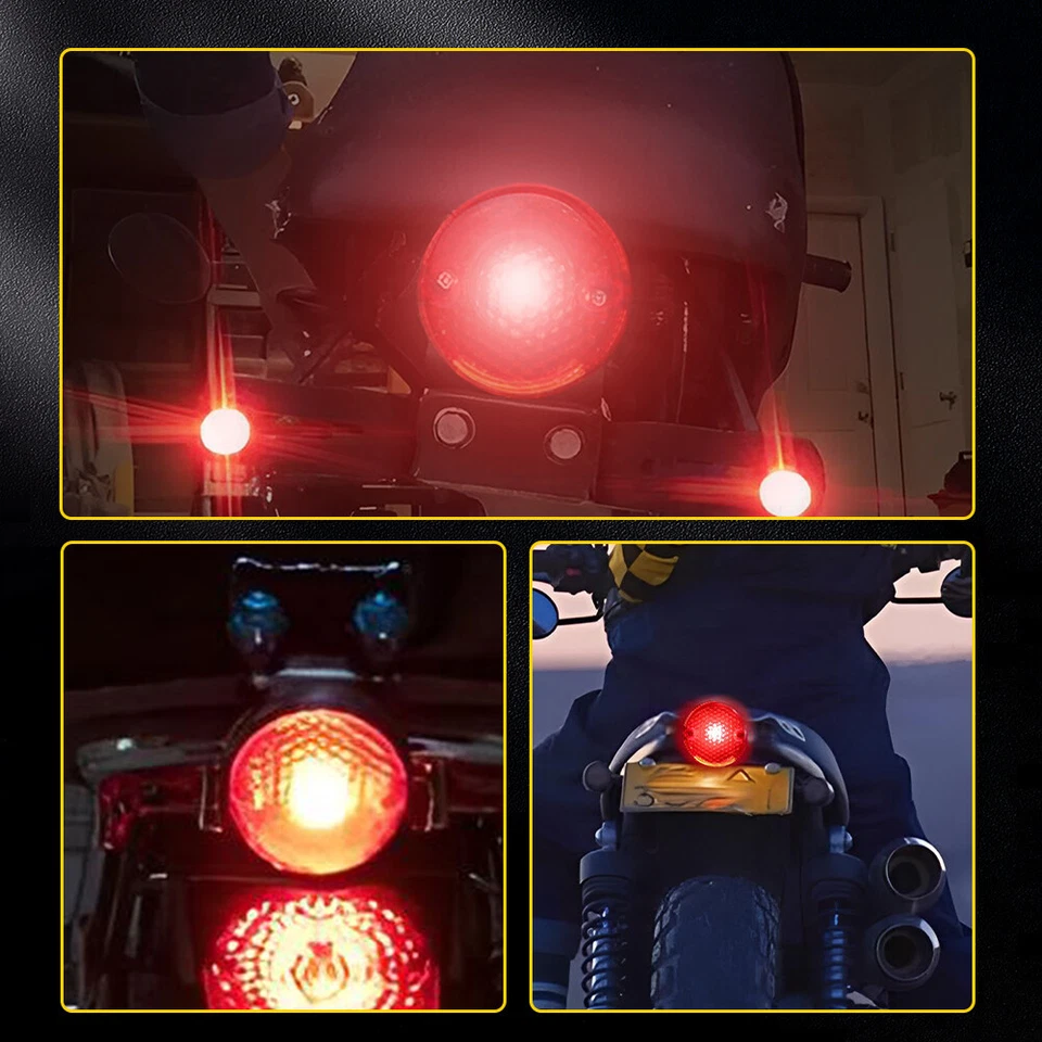 Универсальный мотоциклетный светодиодный задний фонарь стоп-сигнал стоп-сигнал ходовая лампа - Изображение 4 из 4