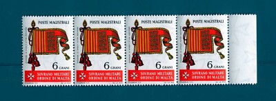 SMOM - 1967 - Ancient flags of the Order - 6 grains - Aragon - MNH (AS)